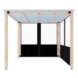 Pergola glavna 4 stupa, krov Polikarbonat