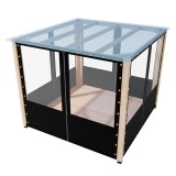 Pergola glavna 4 stupa, krov Polikarbonat