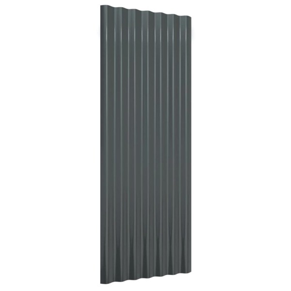 Wall Panel - Powder-coated Steel Anthracite
